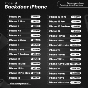 Backdoor atau Backglass iPhone Ruang Apple