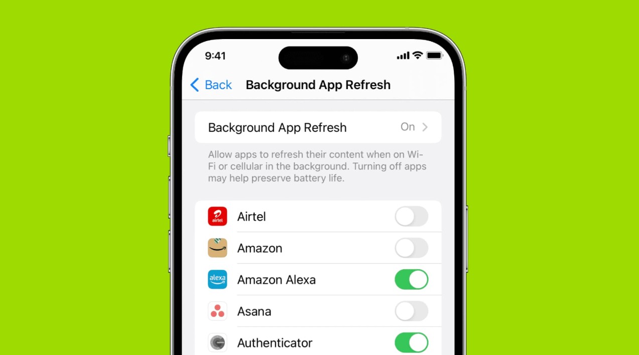 Tips Menonaktifkan Background App Refresh di iPhone