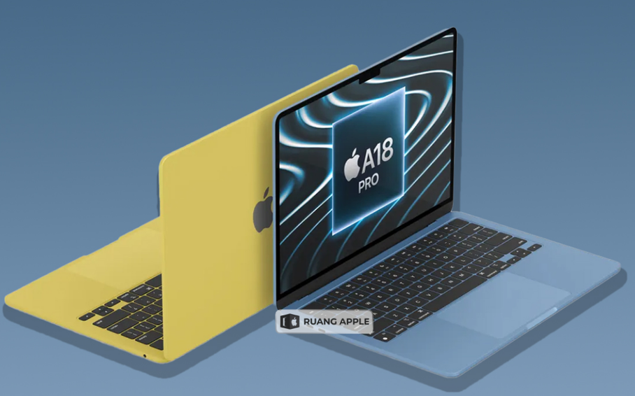 MacBook Low-Cost Segera Rilis Maret 2026 Desain Warna-Warni & Chip A18 Pro!