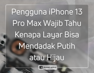 Cara Mengatasi dan Penyebab Layar iPhone 13 Pro Max Menjadi Putih atau Hijau