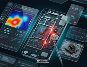 Analisis Kerusakan Korsleting Mesin iPhone