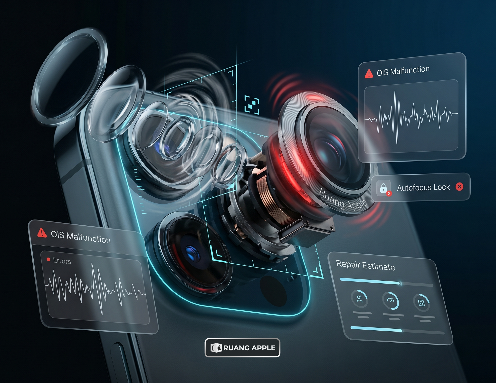 Estimasi Perbaikan Kamera iPhone Bergetar Apakah Harus Ganti Satu Modul