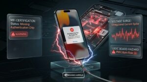 Dampak Penggunaan Charger Tidak Bersertifikasi MFi pada Logic Board iPhone